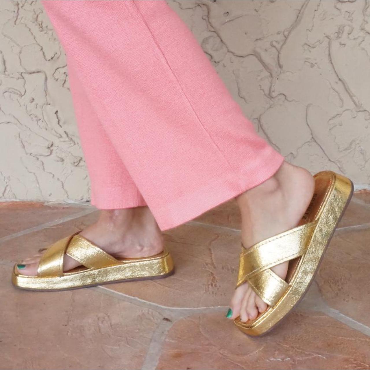 Schutz Women's Gold Sandals