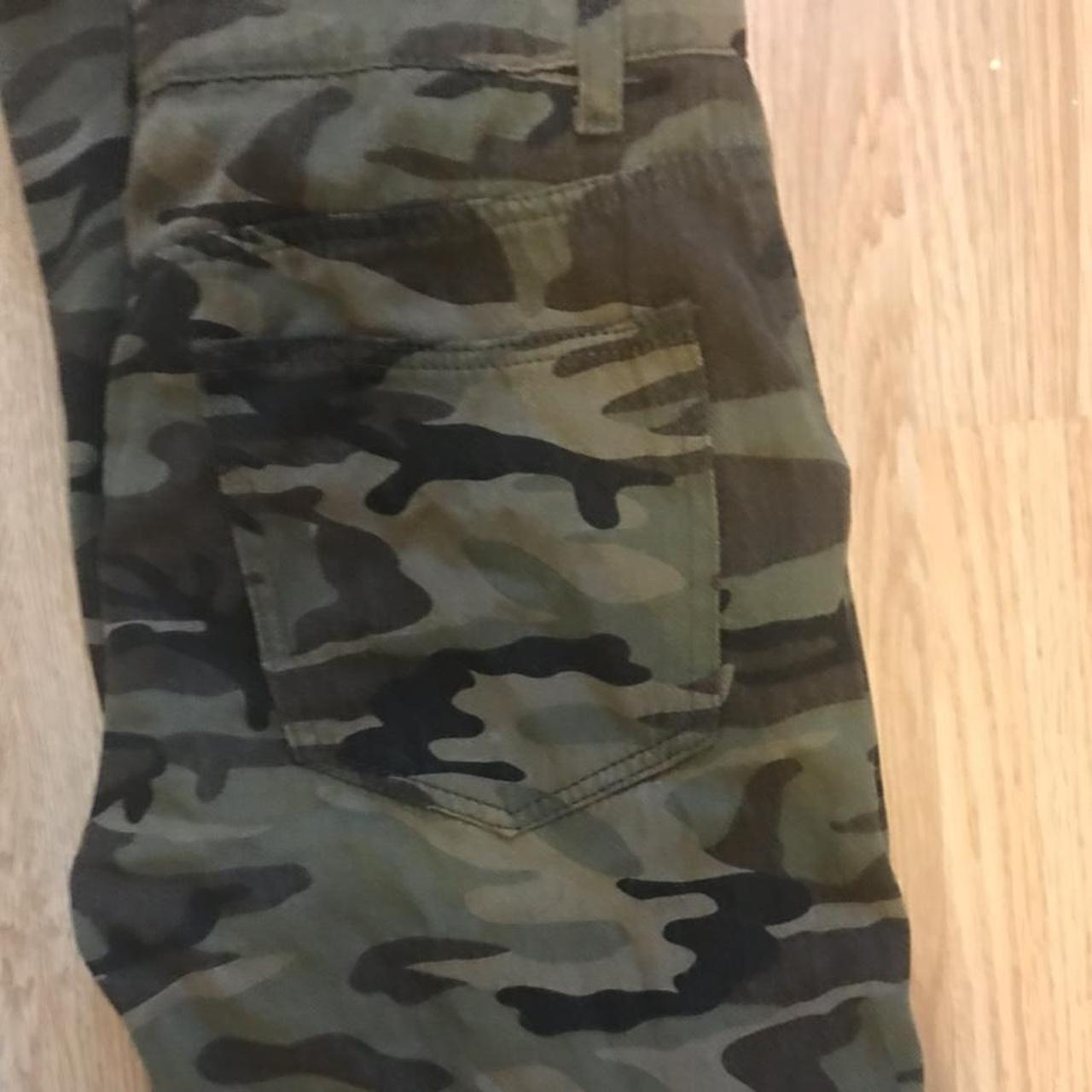 camo cargos just like urban outfitters ones brand... - Depop