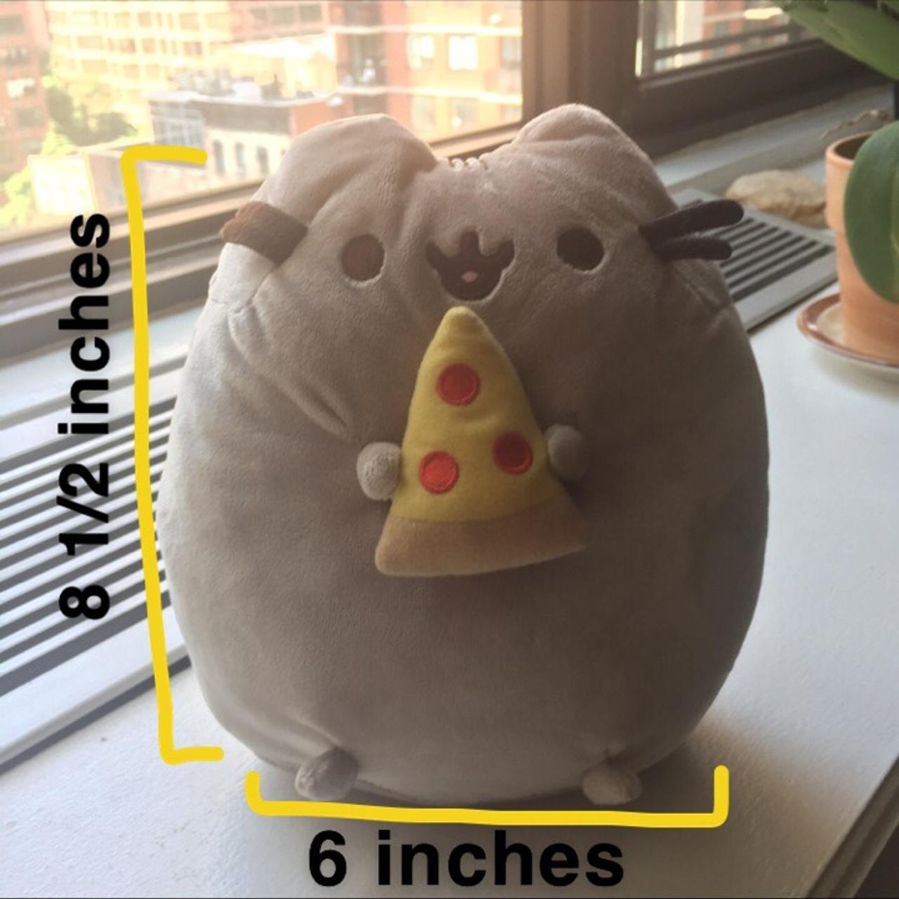 Pusheen Cat Holding Pizza Plush Toy