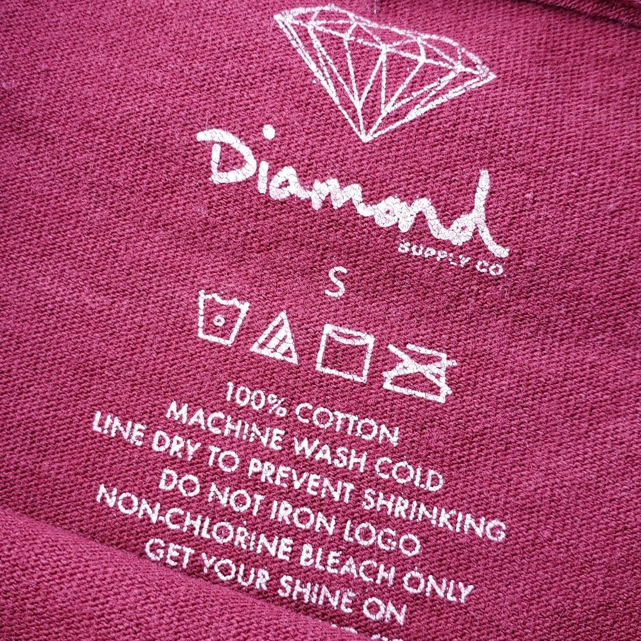 Diamond Supply Co. Men's Burgundy T-shirt (4)
