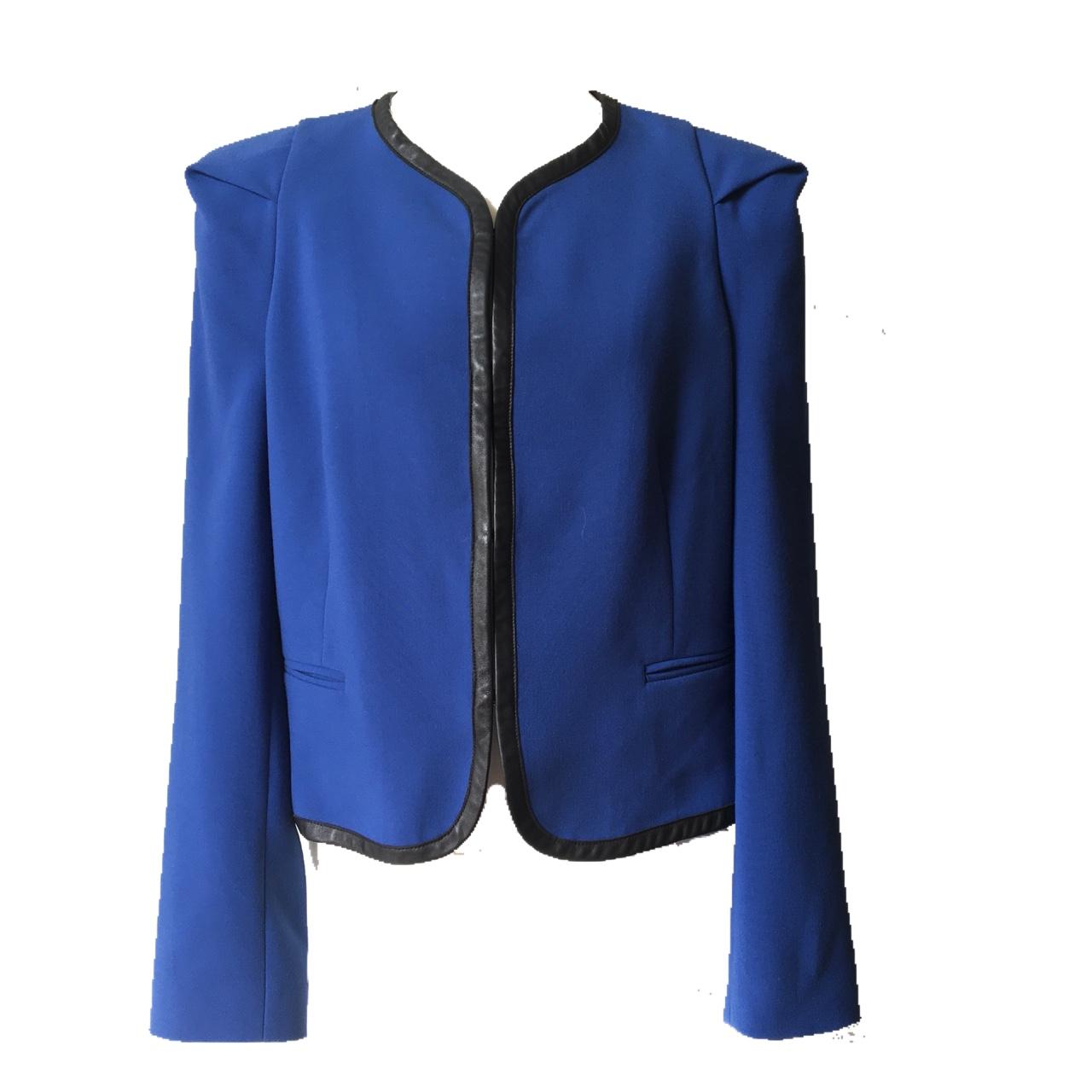 Electric blue hot sale jacket womens