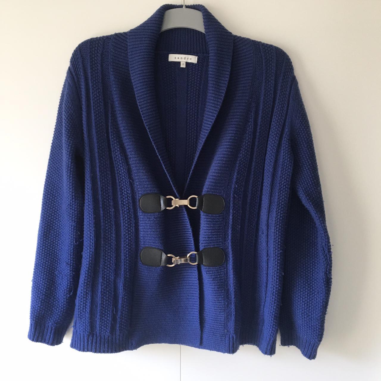 Sandro blue outlet cardigan