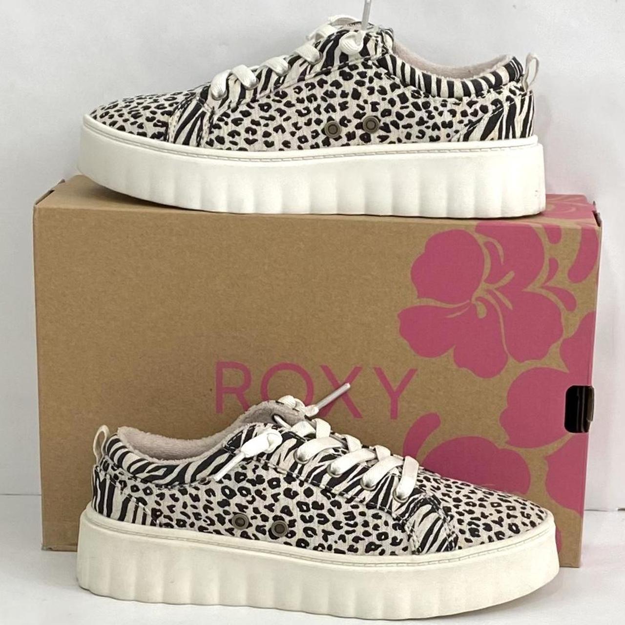 roxy leopard sneakers