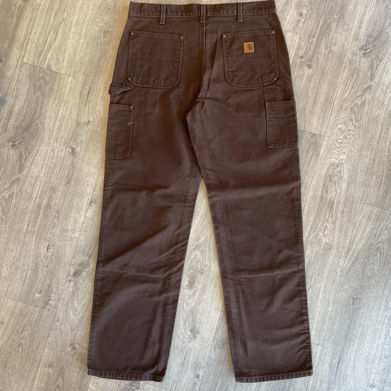 Vintage Carhartt Workwear Double Knee Dungaree Fit... Depop