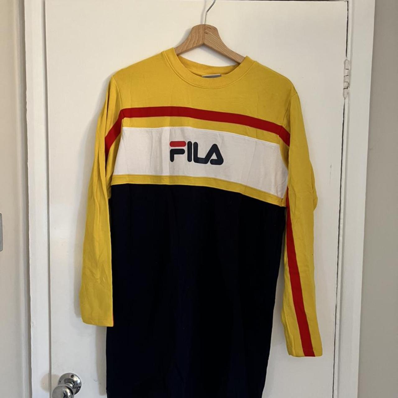 Yellow hotsell fila dress