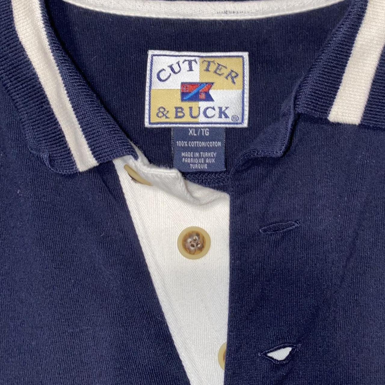 Cutter & Buck Men's Navy and White Polo-shirts (3)