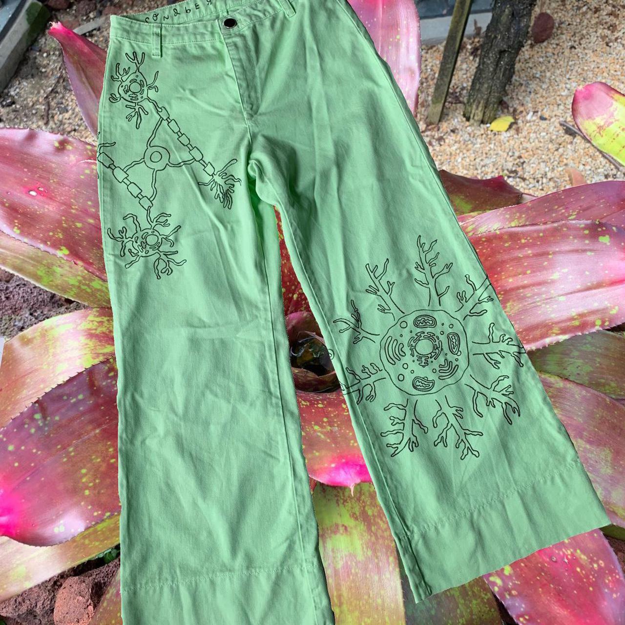 neuroticism-lime-green-jeans-ships-from-depop