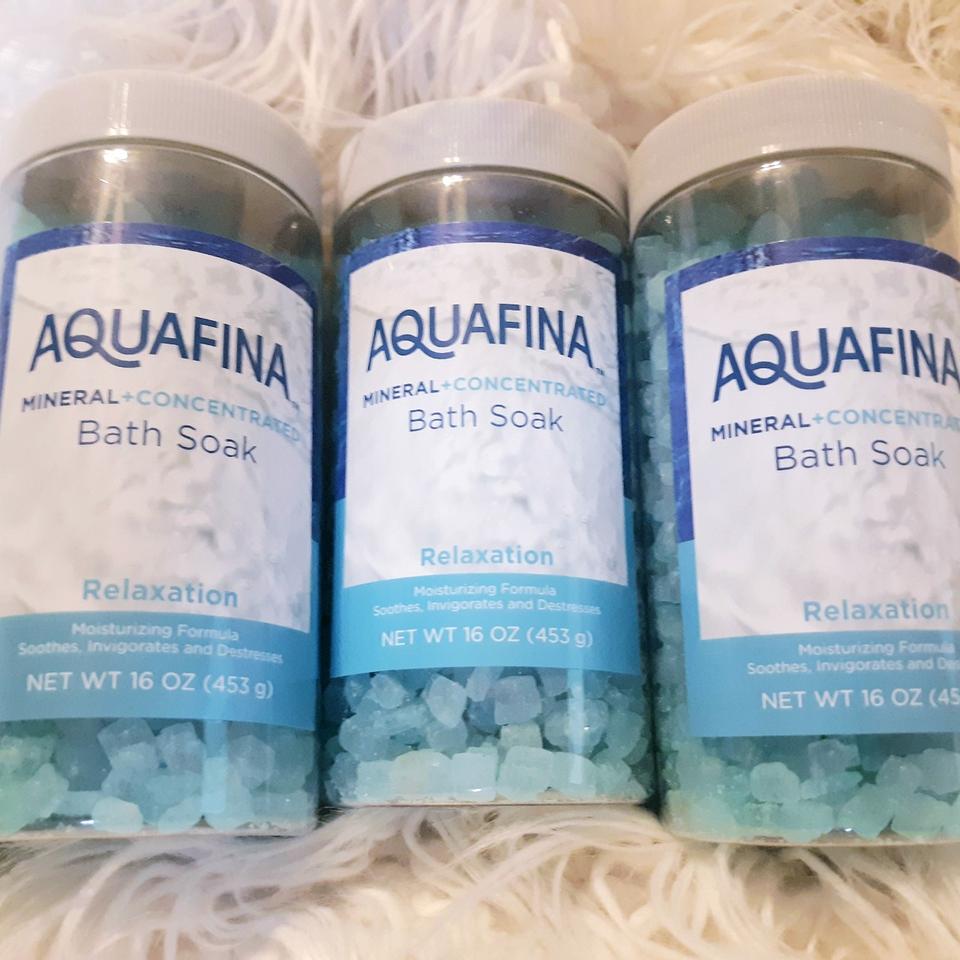 aquafina bath salts