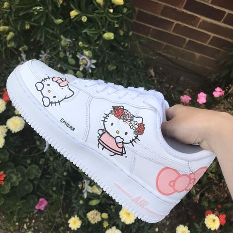hello kitty custom shoes