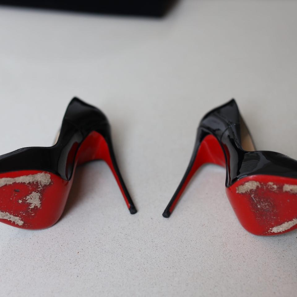 Red bottom Louboutin heels! Size 39 only worn once ❤️ - Depop