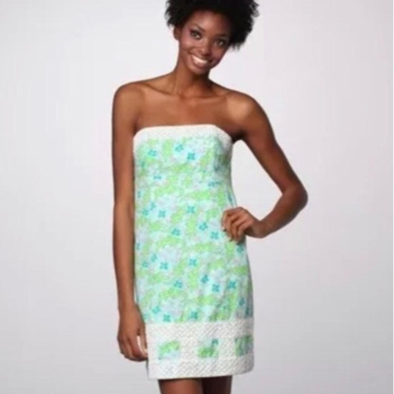 Lilly pulitzer strapless dress best sale