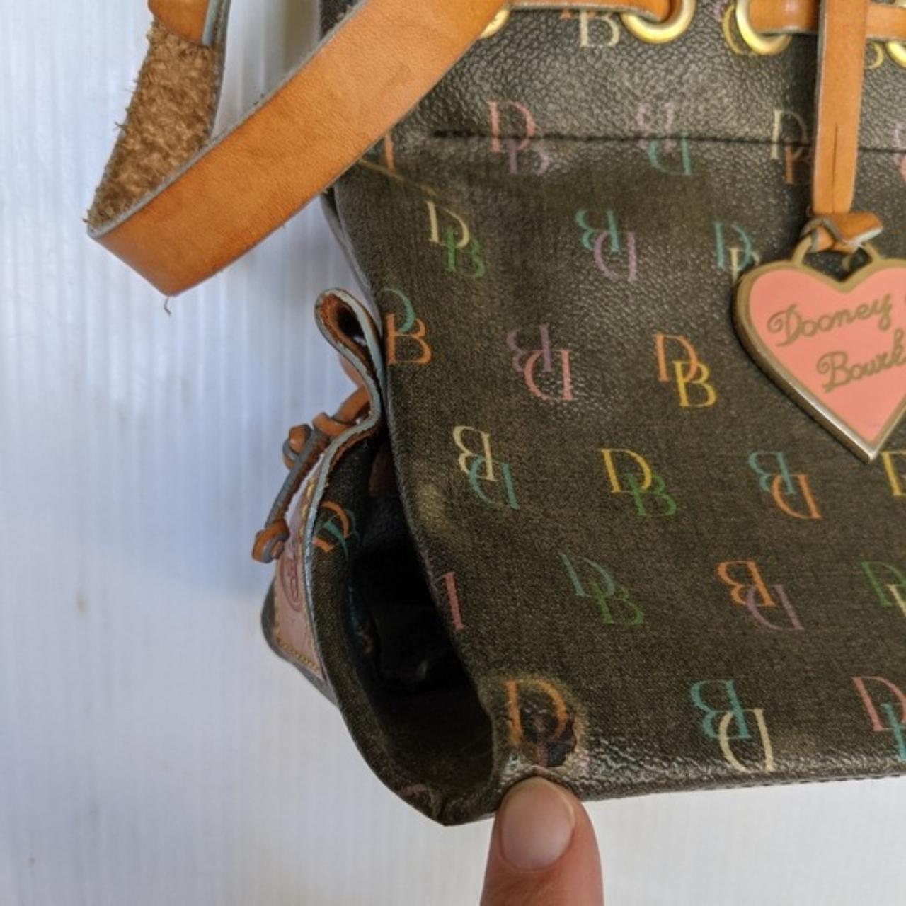 vintage Dooney & Bourke rare retired brown monogram - Depop