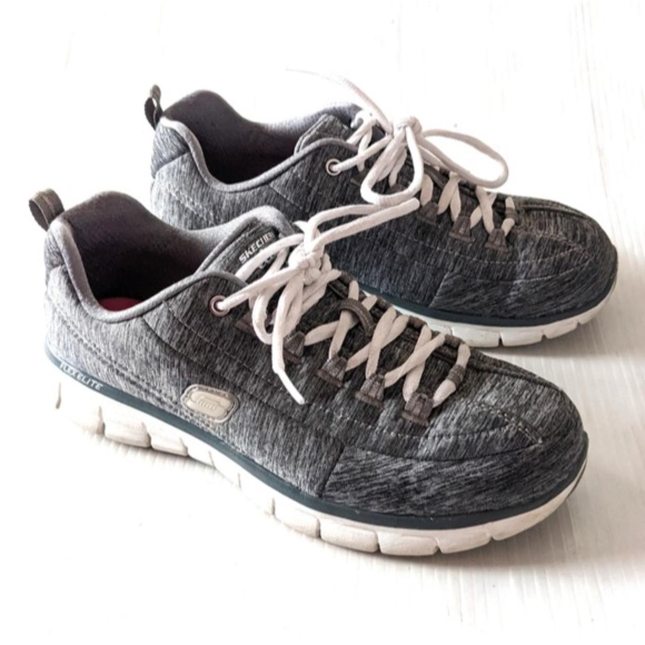 Skechers elite memory hot sale foam grey