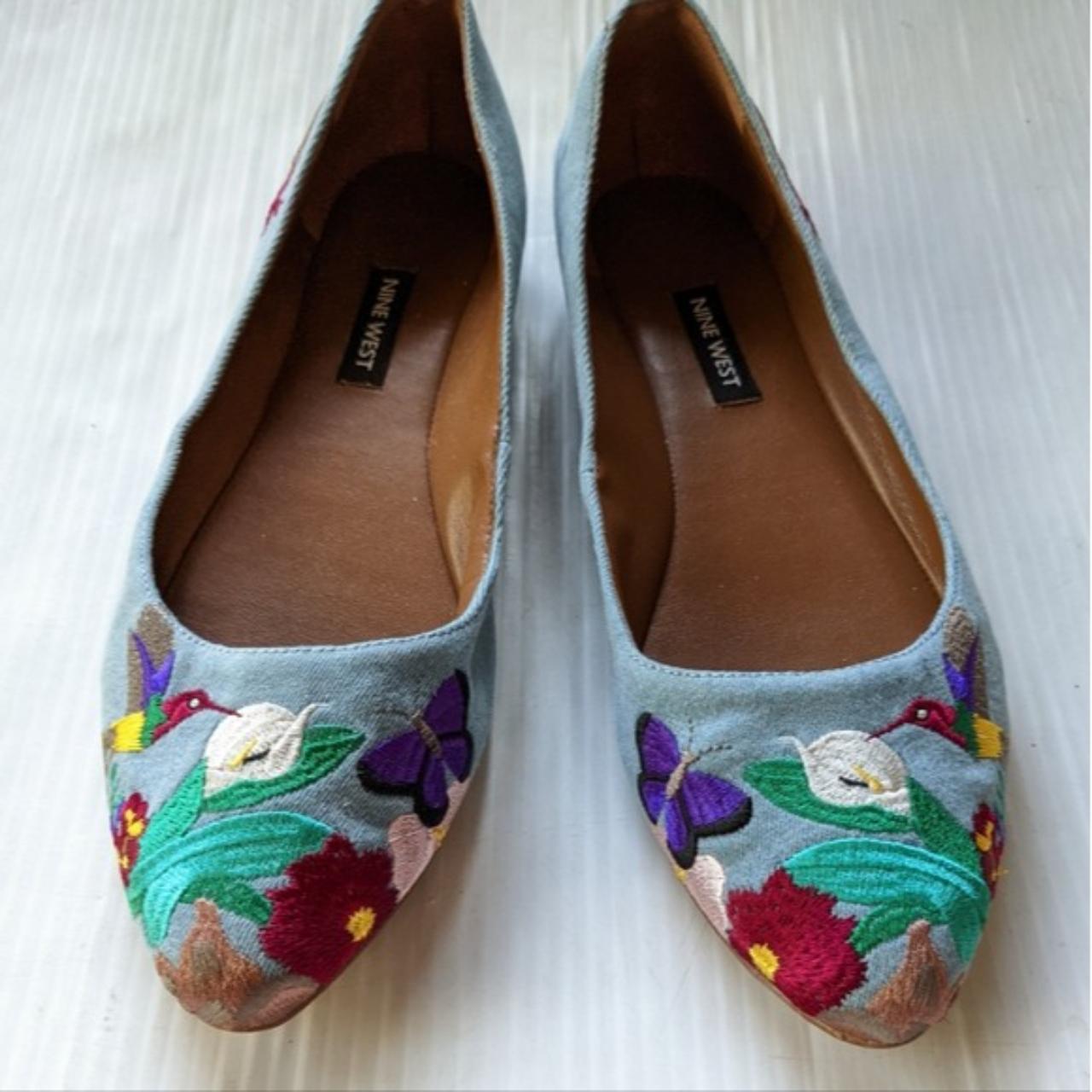 Nine West Women's Blue Loafers | Depop