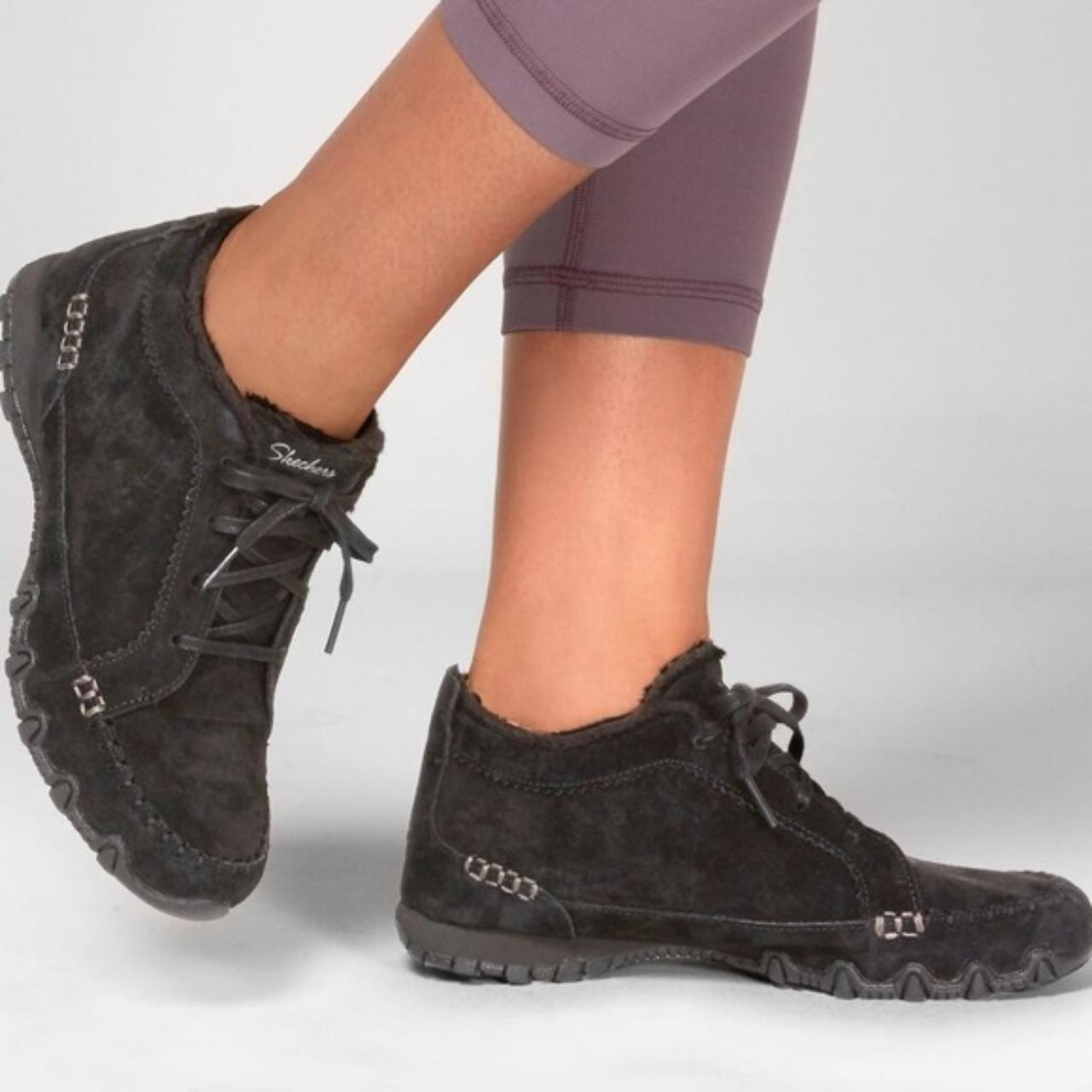 Skechers deals bikers black