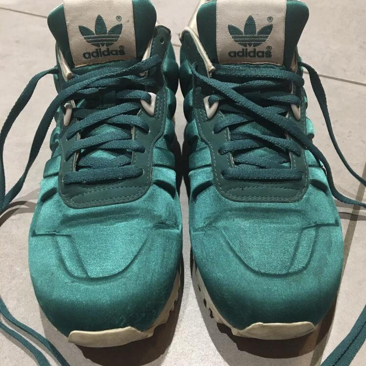 Vintage Adidas ZX 700 Shoes G95957 jade green - Depop