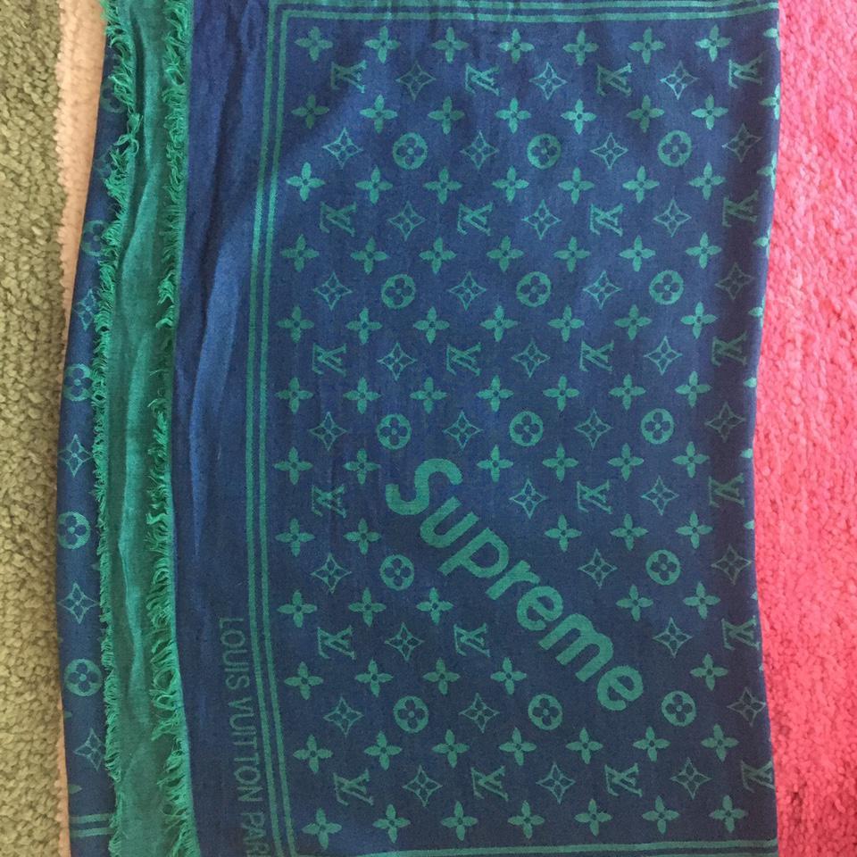 Supreme Scarf - 3 For Sale on 1stDibs  louis vuitton supreme scarf, louis  vuitton x supreme scarf, lv supreme scarf