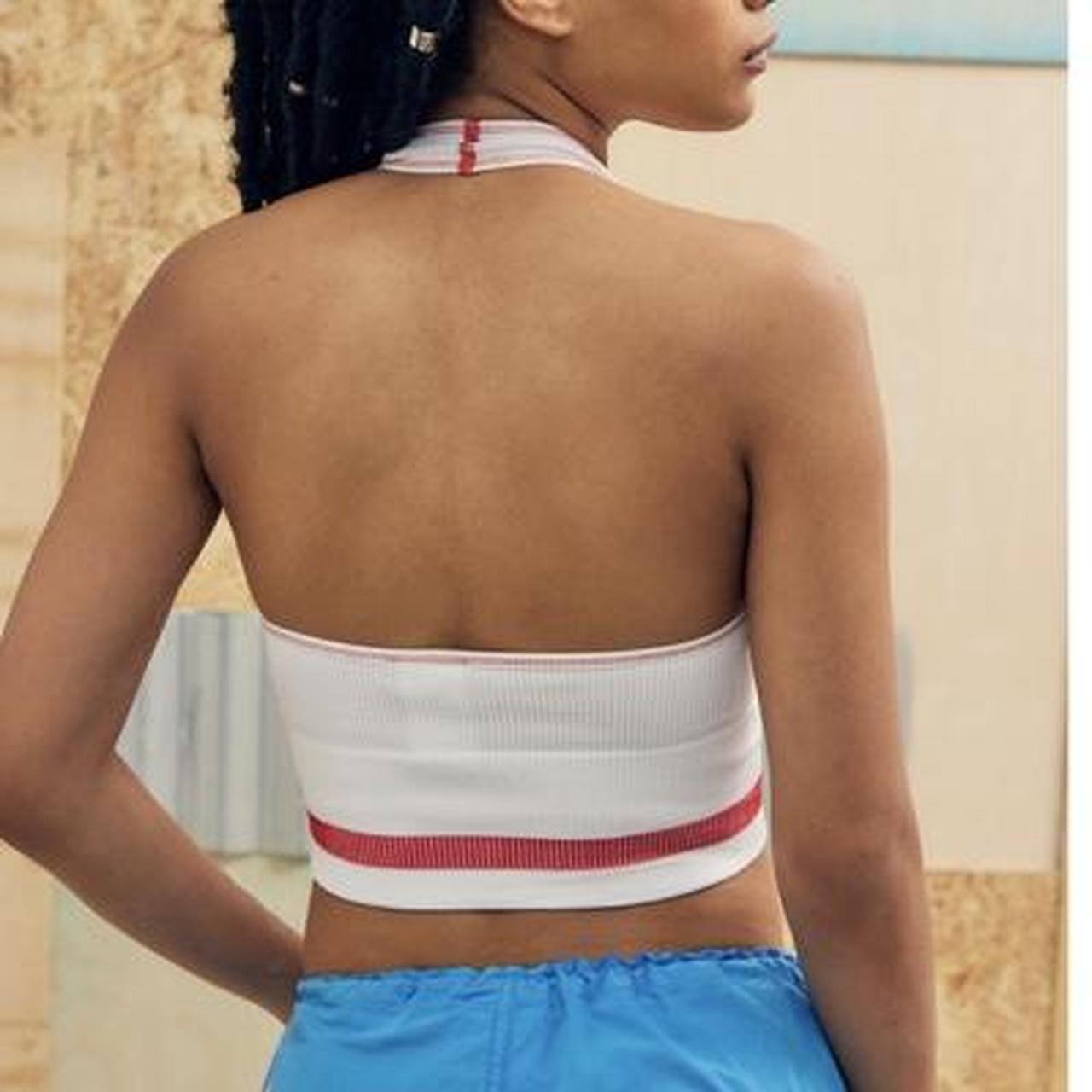 iets frans josie white halter neck top size s... Depop