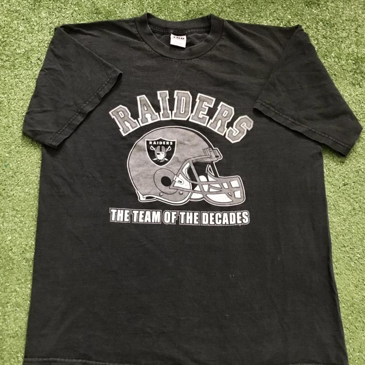 Vintage y2k Oakland Raiders Tie Dye All Over Print - Depop