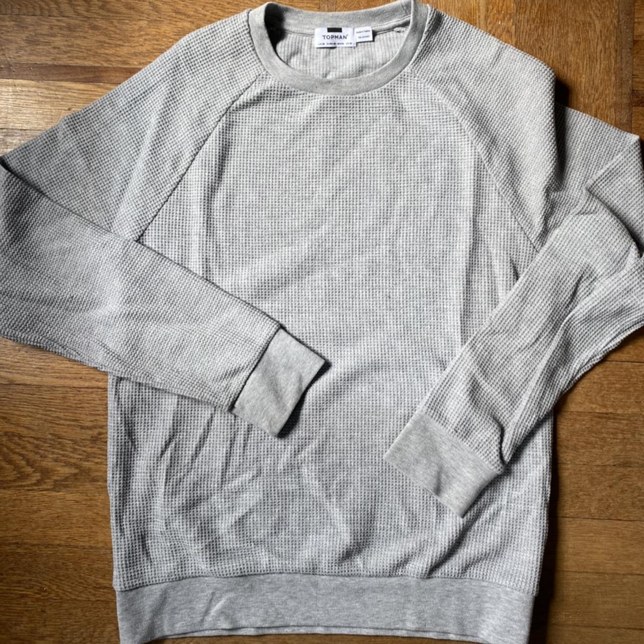 Topman Men's Grey Sweatshirt