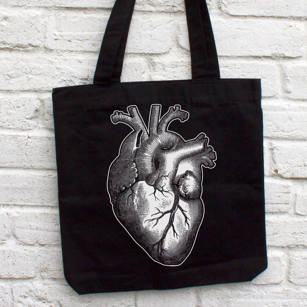 Anatomical Heart tote bag Please allow 1 week for... Depop