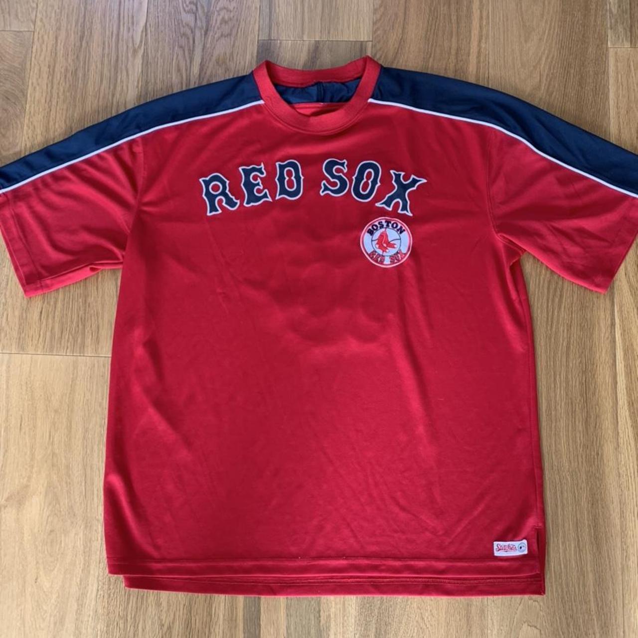 Boston Red Sox Stitched Baseball Tee Shirt