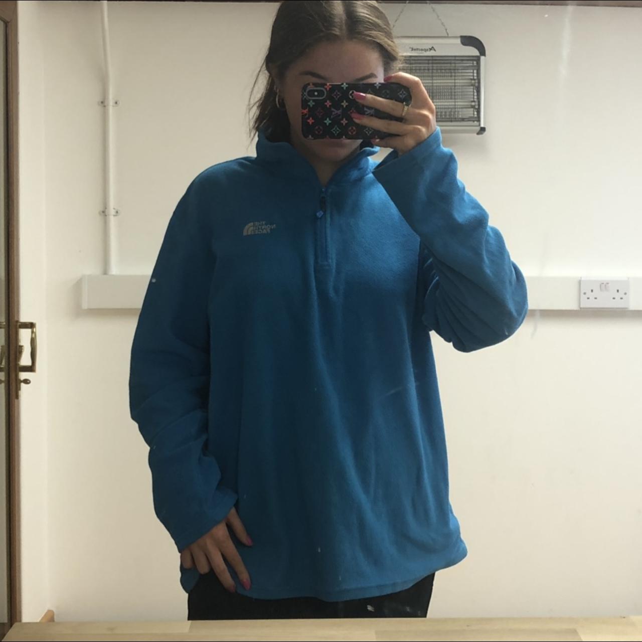 electric blue north face