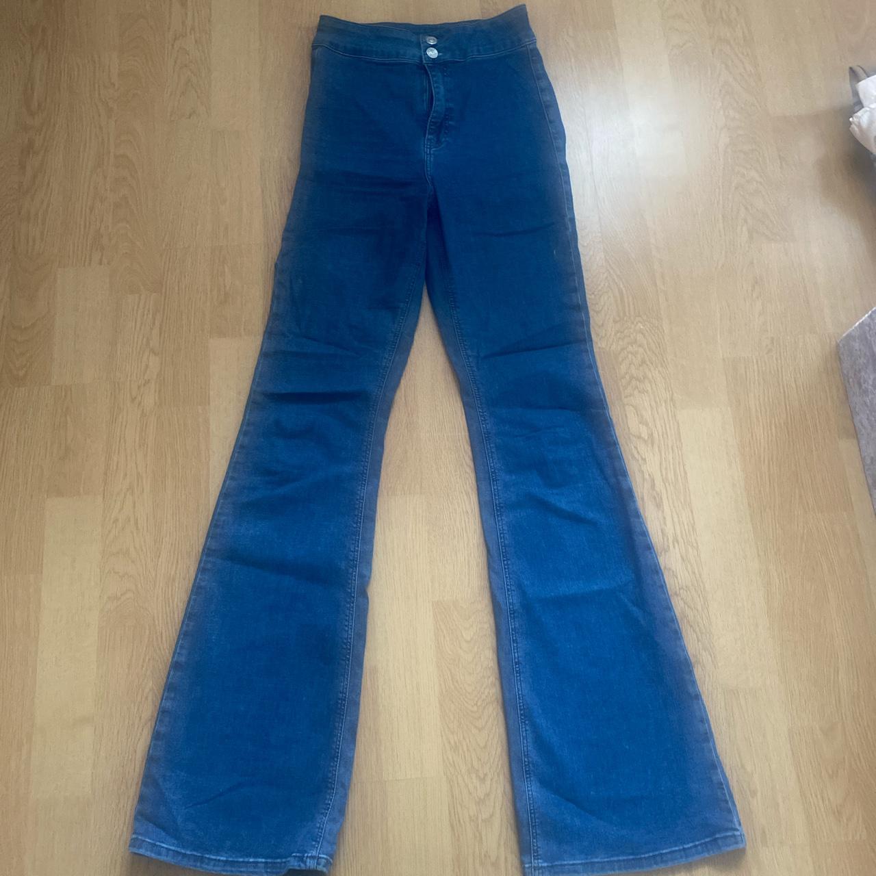 topshop flared jeans