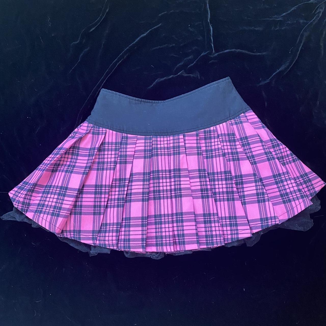 Adorable Plaid, Pleated Mini Skirt! It’s a pink and... - Depop