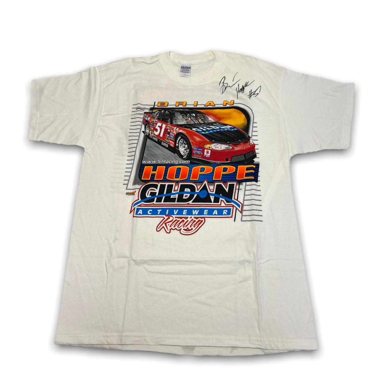 Vintage Y2K Brian Hoppe Gildan Activewear Racing... Depop