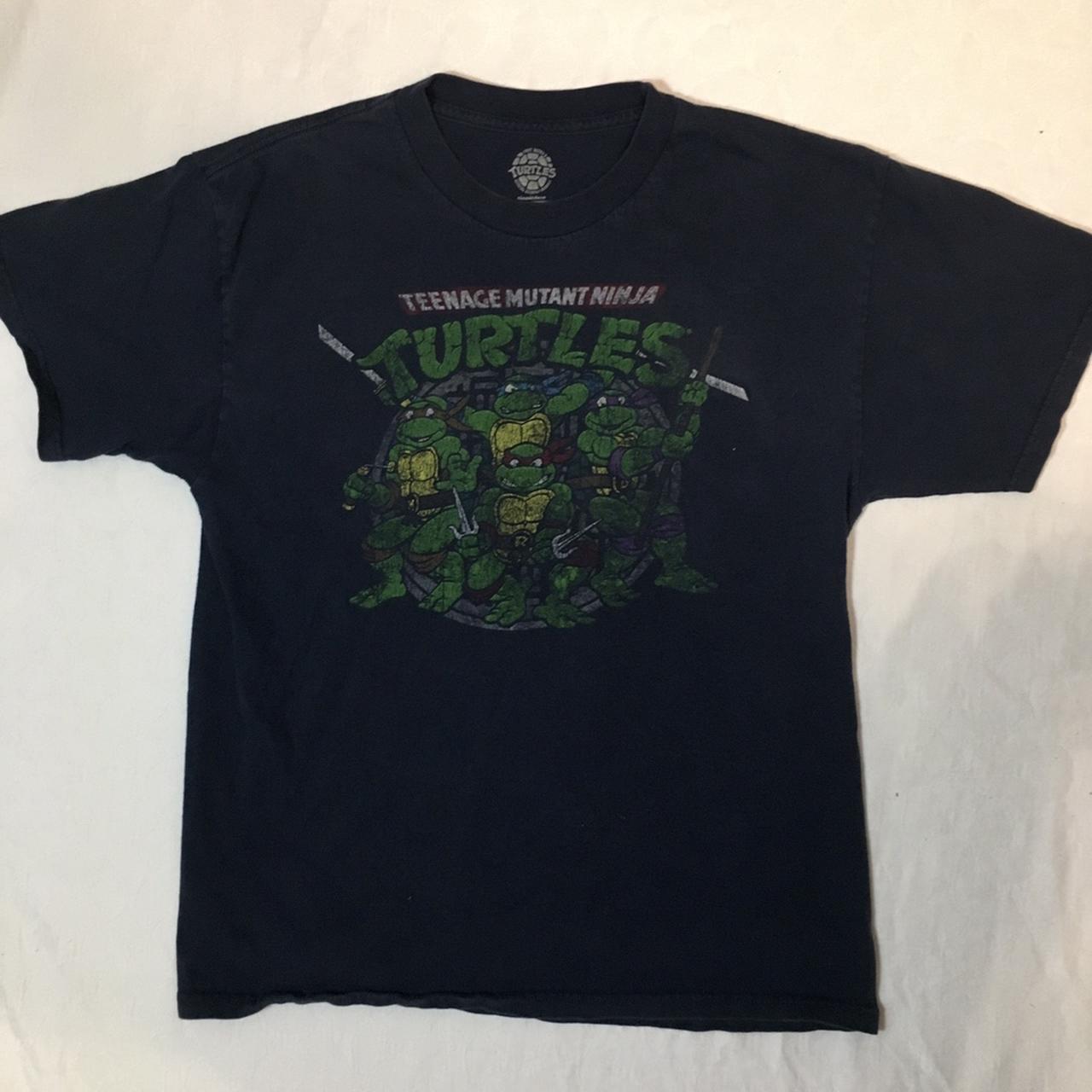 Vintage Black TMNT Teenage Mutant Ninja Turtles - Depop