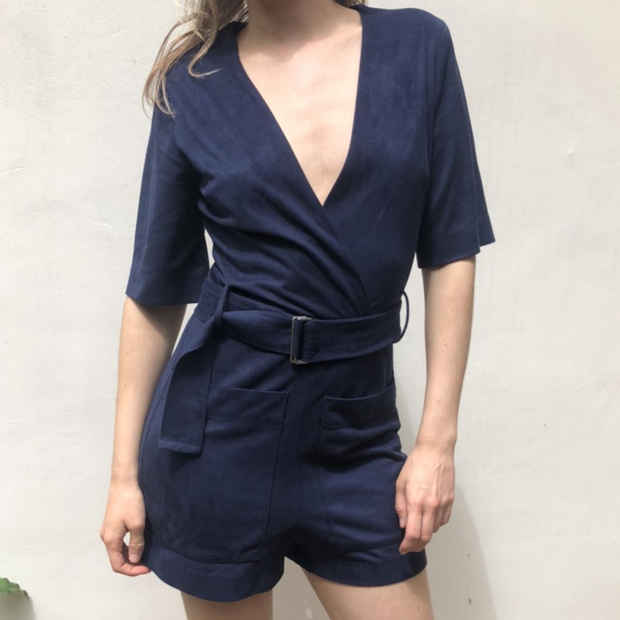 Zara suede sales playsuit