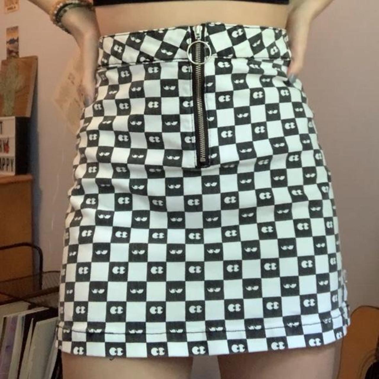 Checkered vans skirt hotsell