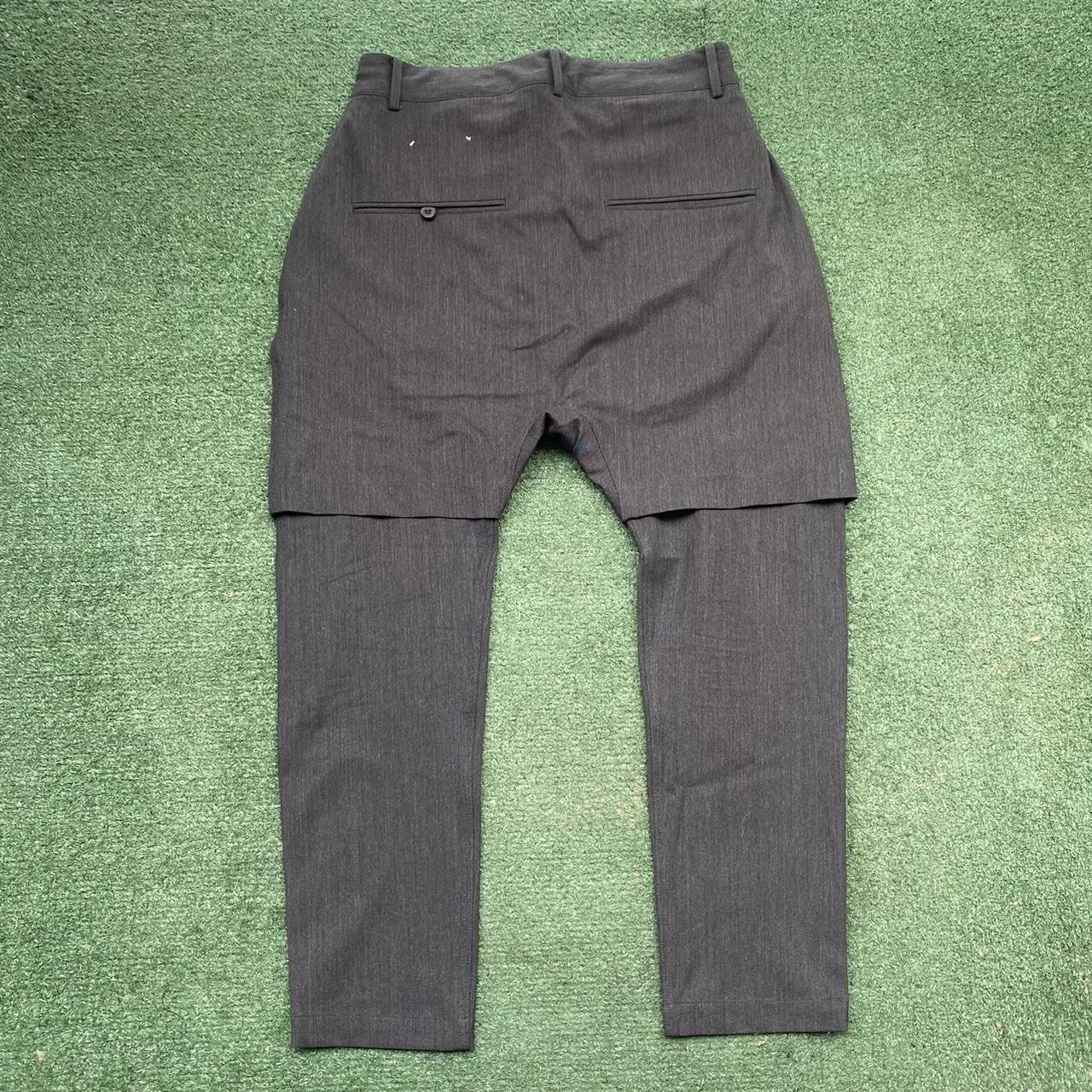 Chapter AW14 Moral Form cropped slouch crotch pants... - Depop