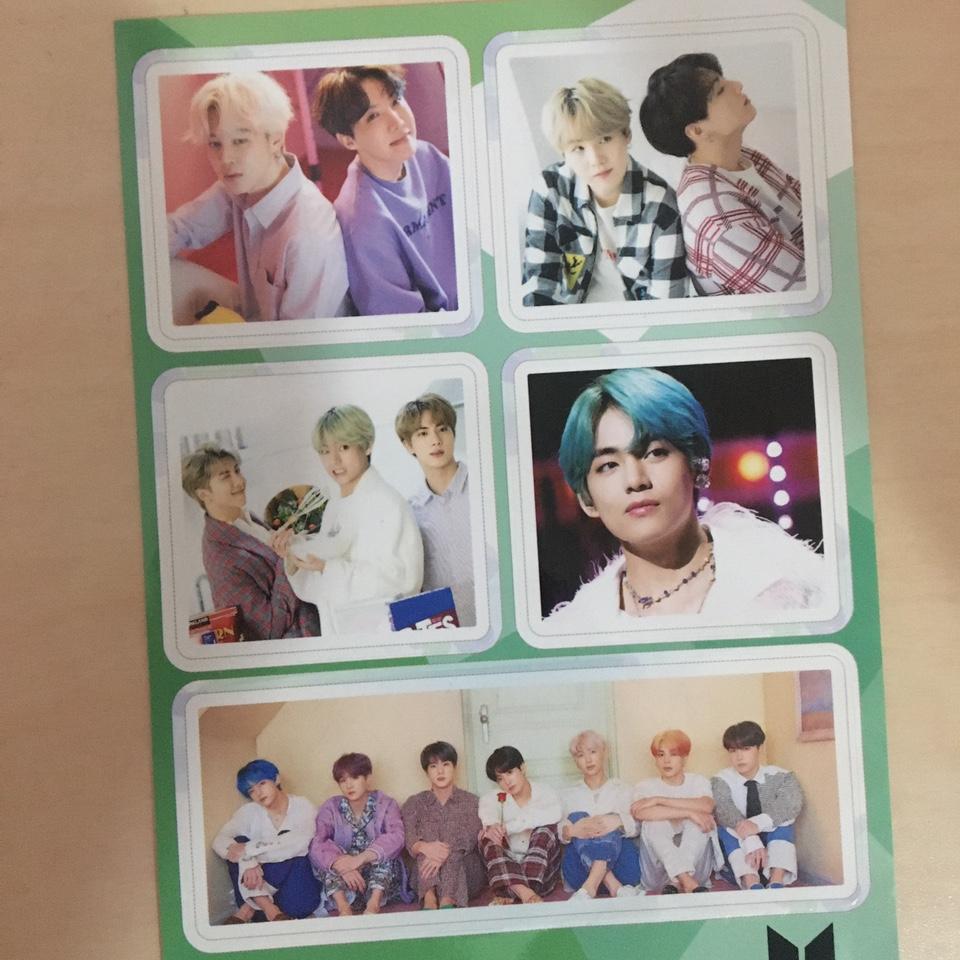 Bts stickers 💜 Set of 6 randomly chosen BTS - Depop