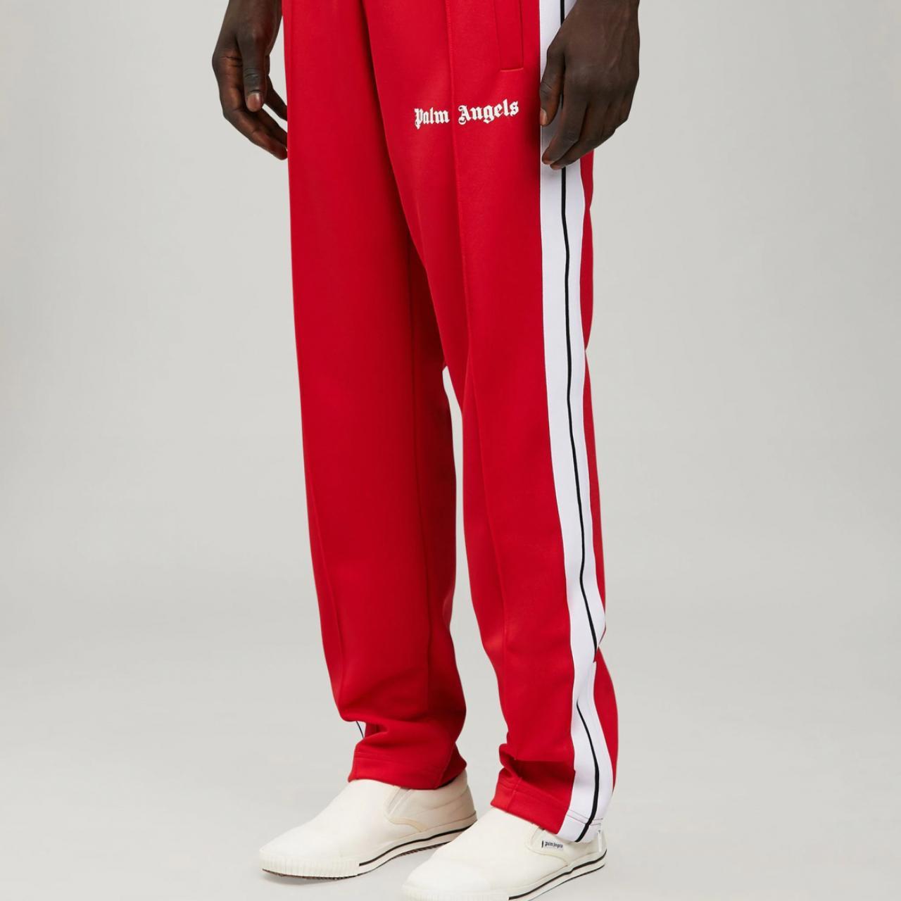 Palm angels sales pants red