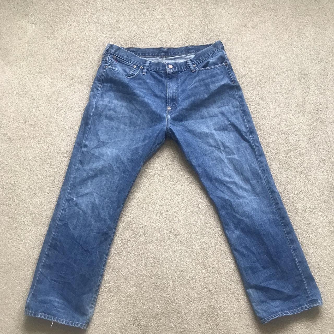 Polo Ralph Lauren Men's Navy and Blue Jeans | Depop