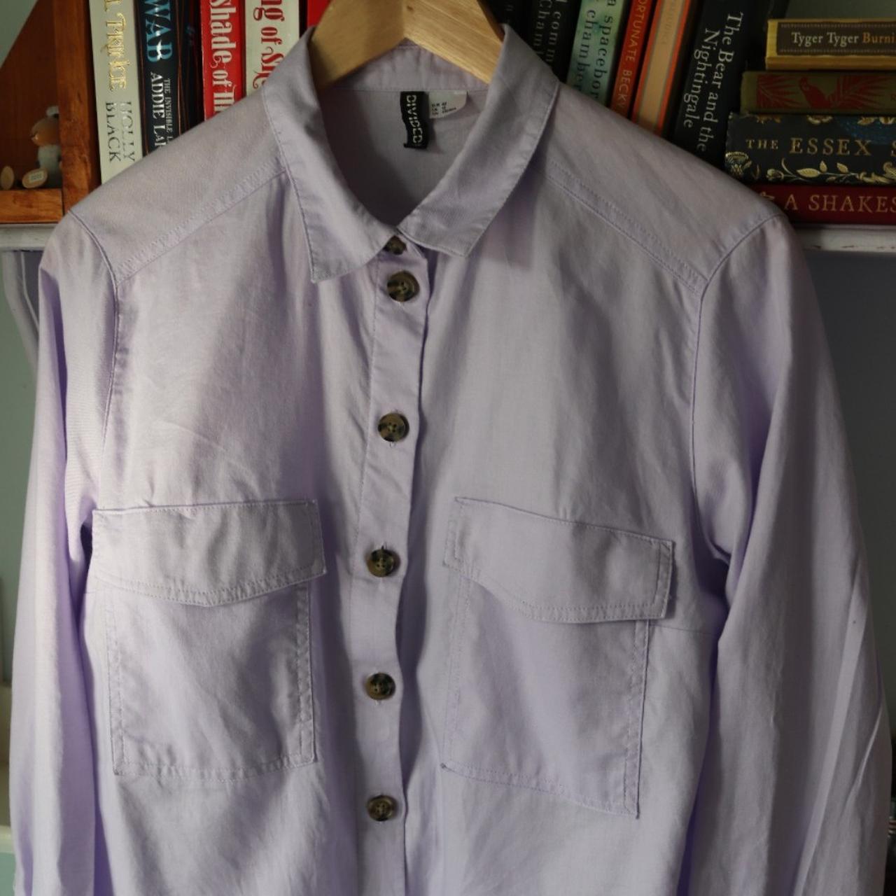 H&M Women's Purple Shirt | Depop