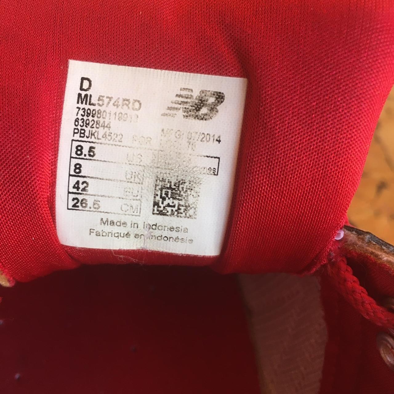 New Balance 574 red on red on red on red...bought... - Depop