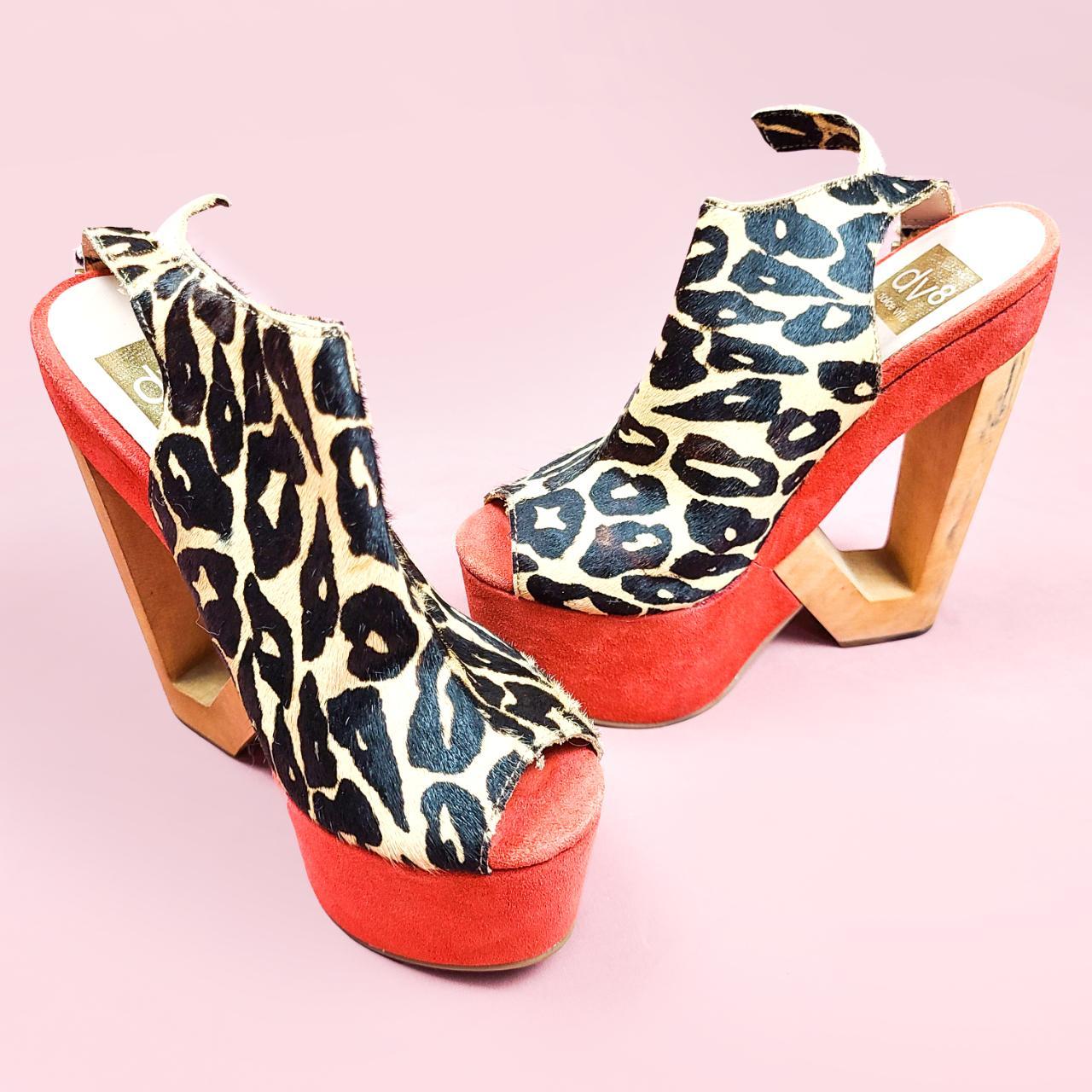 Dolce vita store leopard wedges