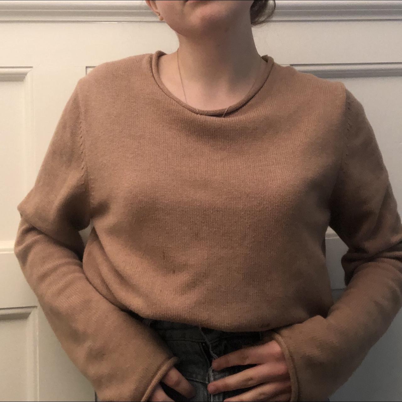 H&m camel outlet sweater