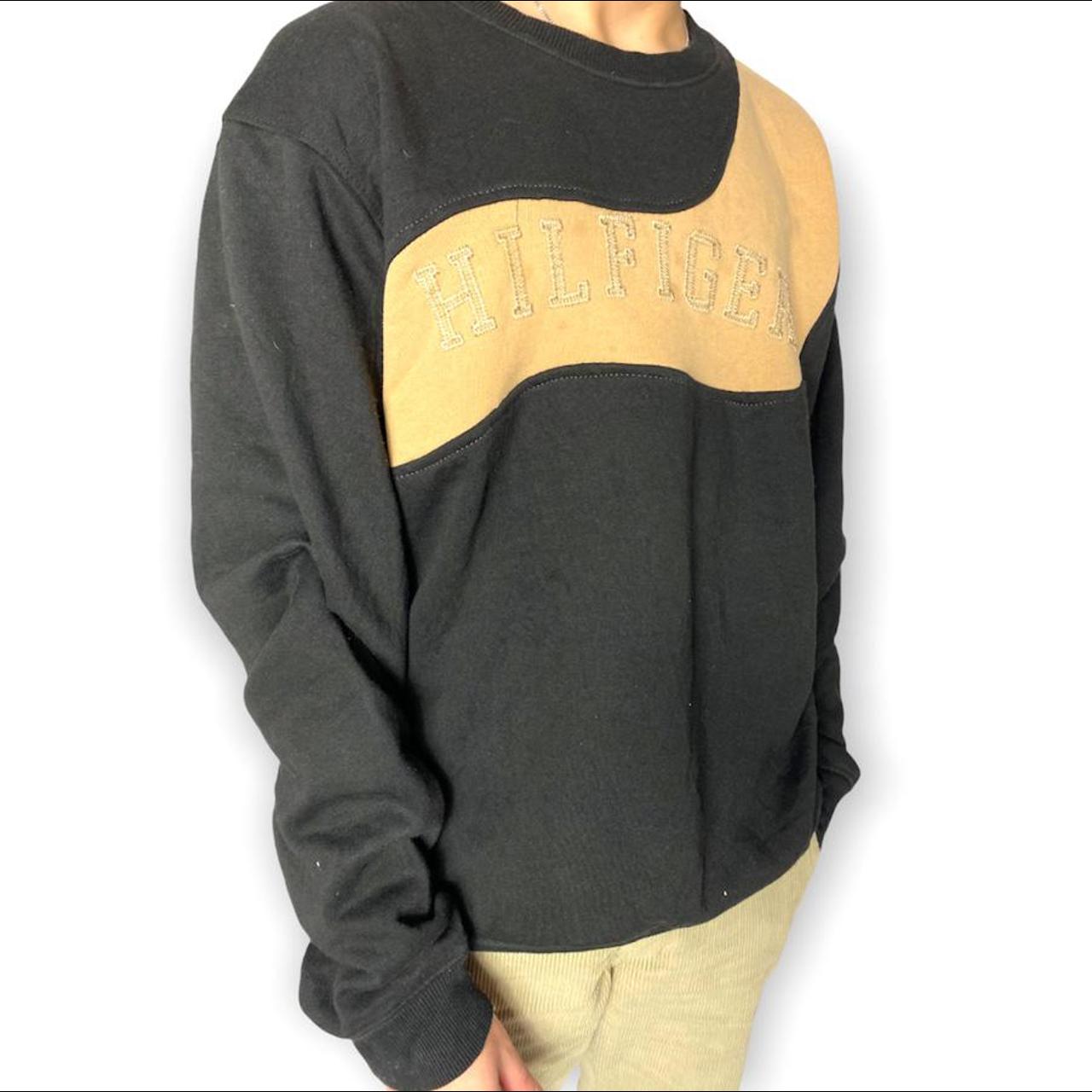 Tommy Hilfiger Men's Black and Yellow Sweatshirt (2)