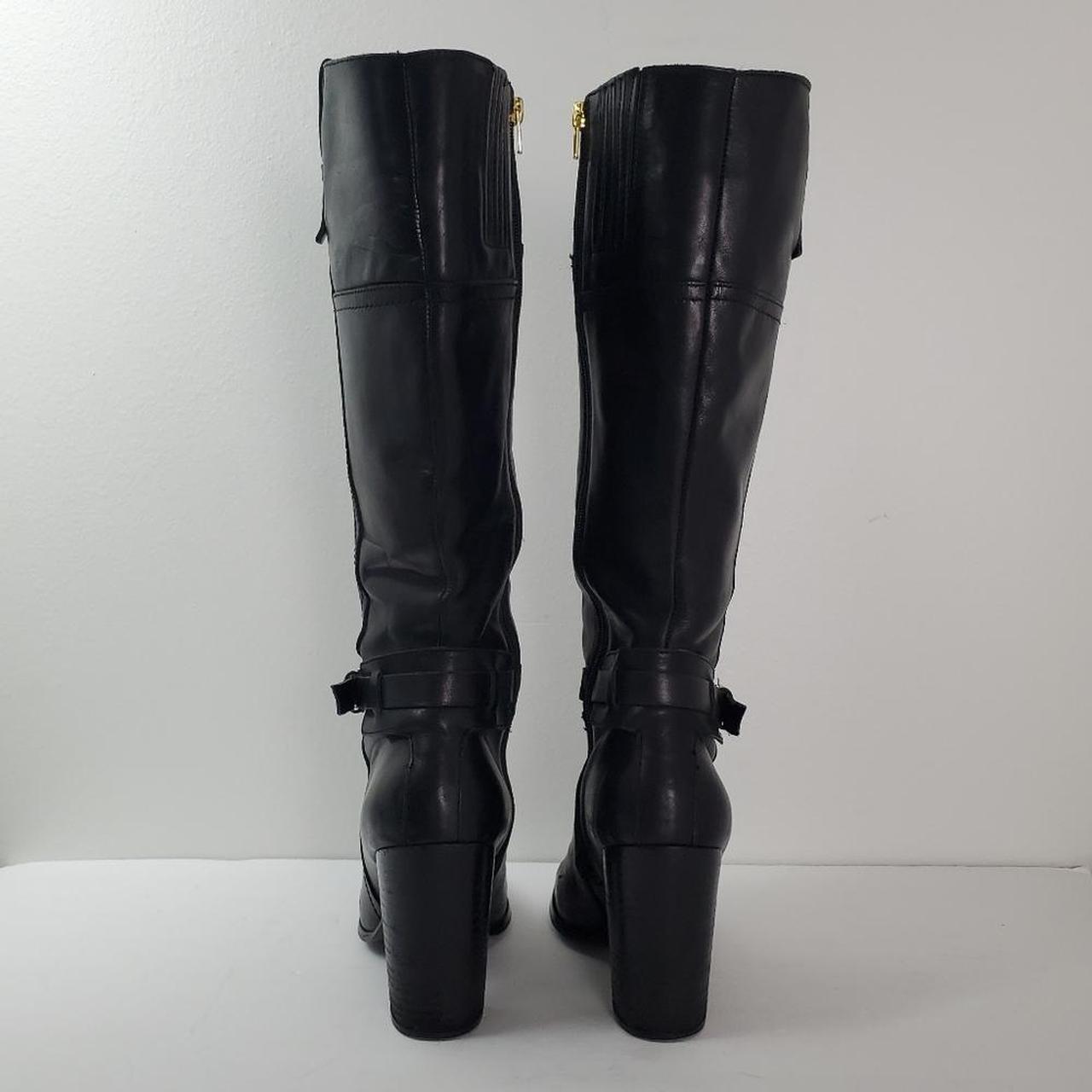 Sexy Knee-high Boots. Inside zipper, Gold buckle,... - Depop