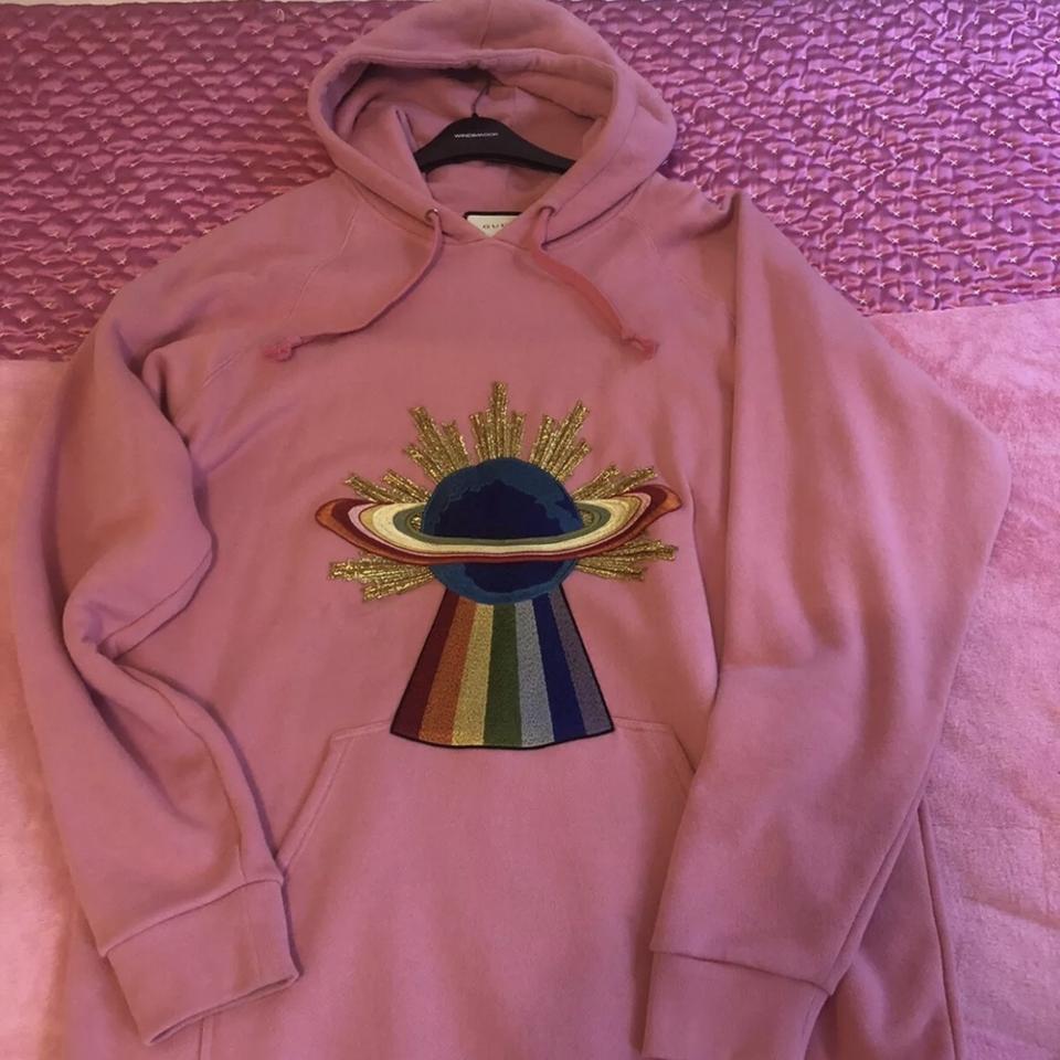 Gucci pink clearance hoodie price