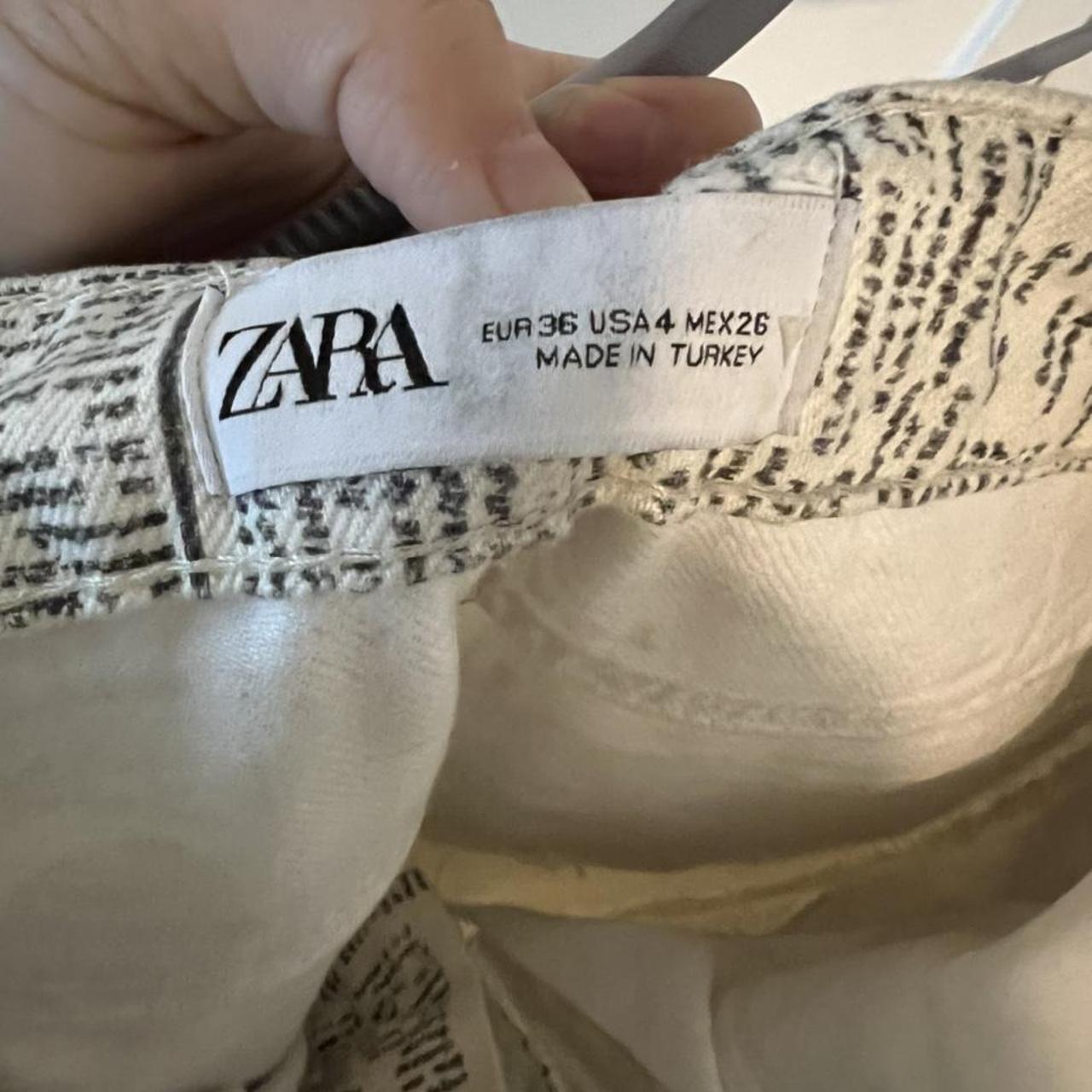 Zara newspaper jeans. Super cute on. Worn once... Depop