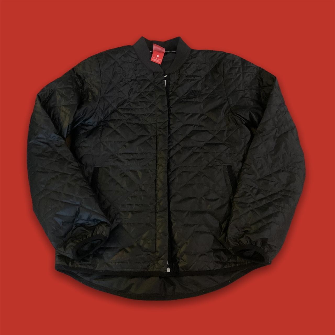 mens nike bomber jacket black