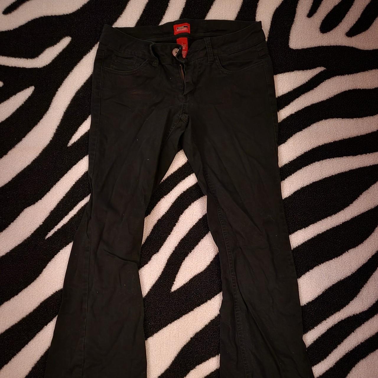 Early 2000s black Dickies! Perfect for mall goth/... - Depop