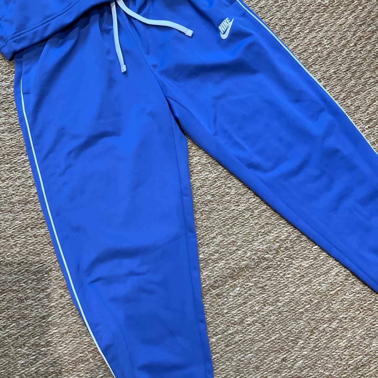 Blue Nike tracksuit Size medium Never worn because... Depop