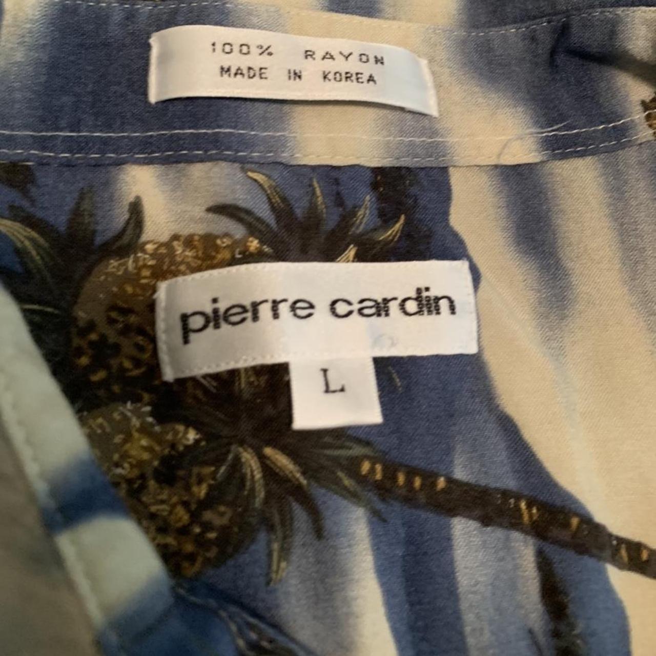 Pierre Cardin Tropical Button Down Shirt Size:... - Depop