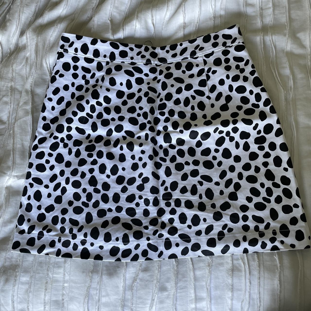 Lazy Oaf Women's Black and White Skirt (4)